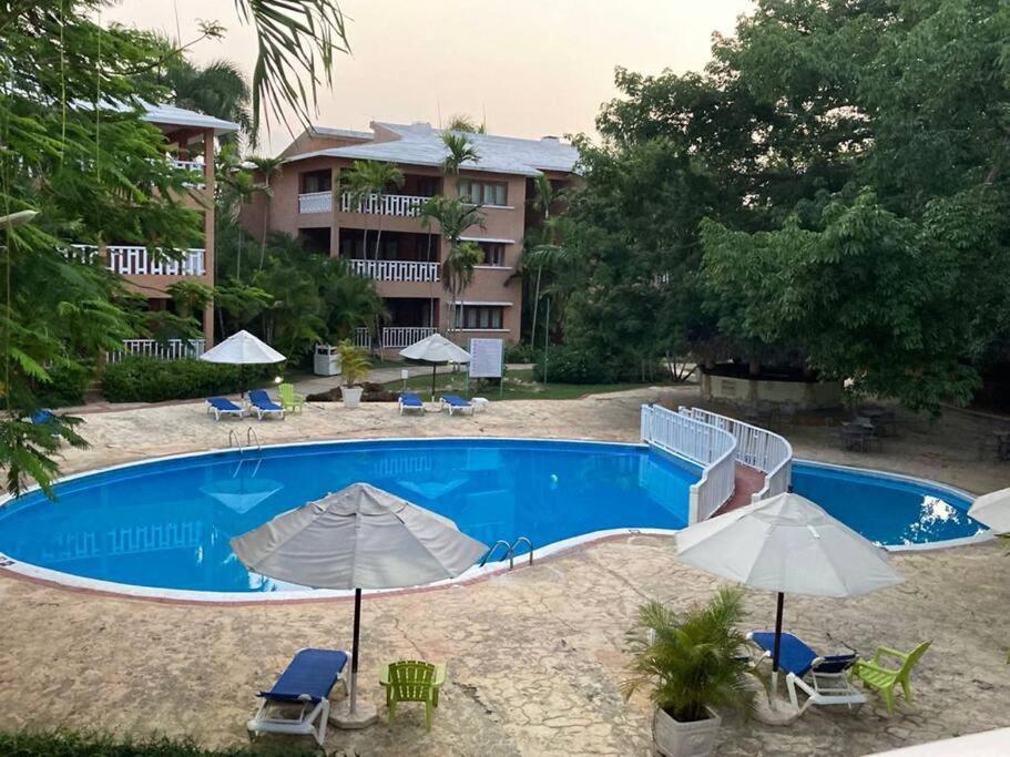 Beach Apartment, Pool View Dominican Bay Boca Chica Exterior foto